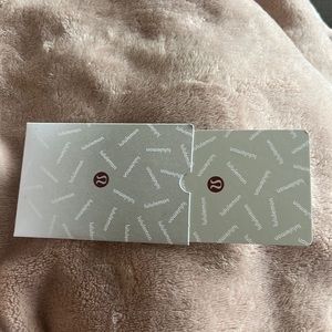 $50 Lululemon gift card never used